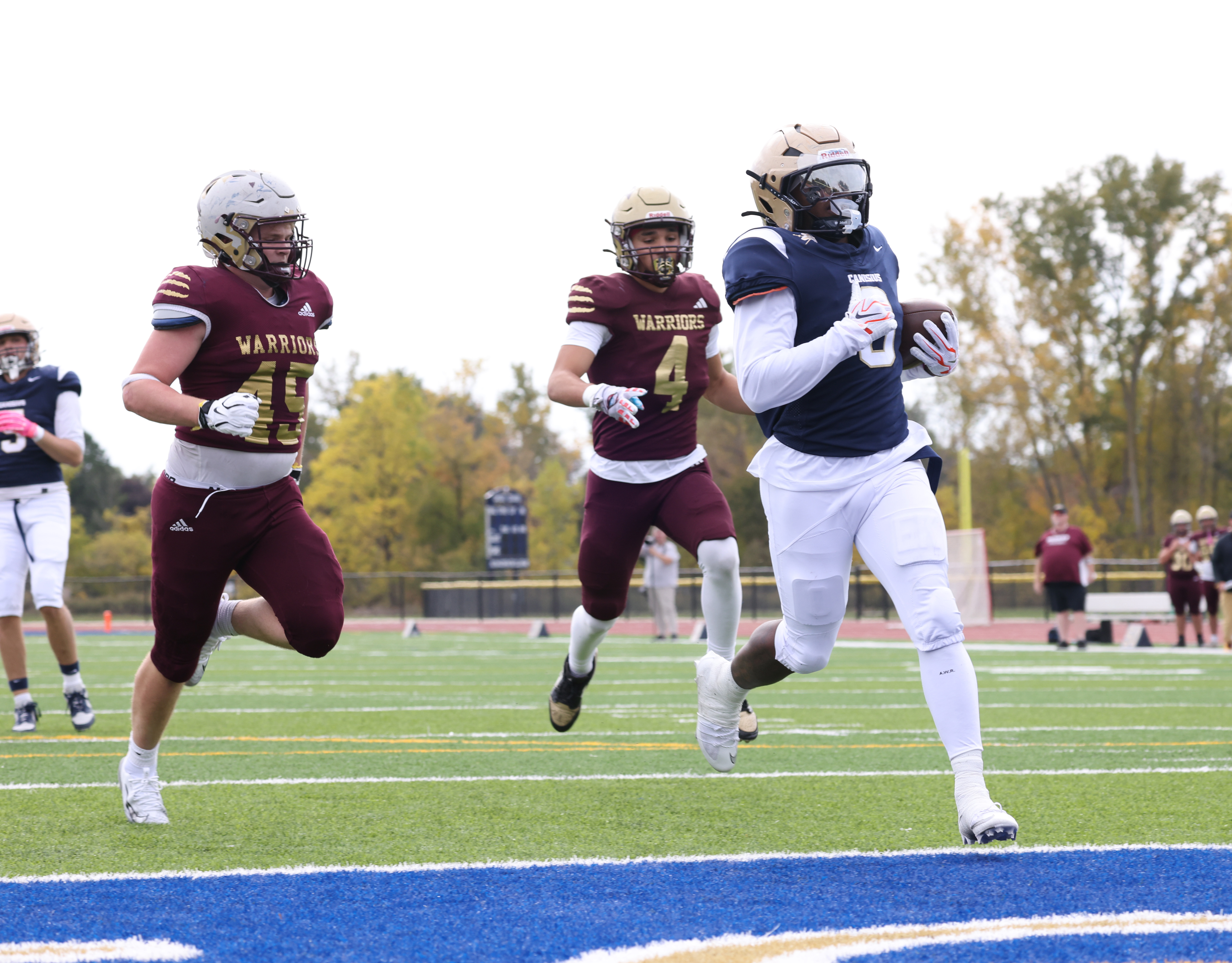 CRUSADERS WIN BIG WHILE KIMBLE SETS RUSHING MARK